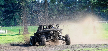 Trevor Cooper, first run in his new Jimco Chev